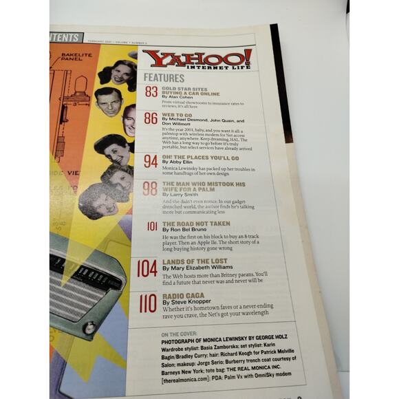 3 YAHOO Internet Life Magazines Sep '00, Dec '00, Feb '01 - Vol 6:9,12 - Vol 7:2 - Picture 3 of 10